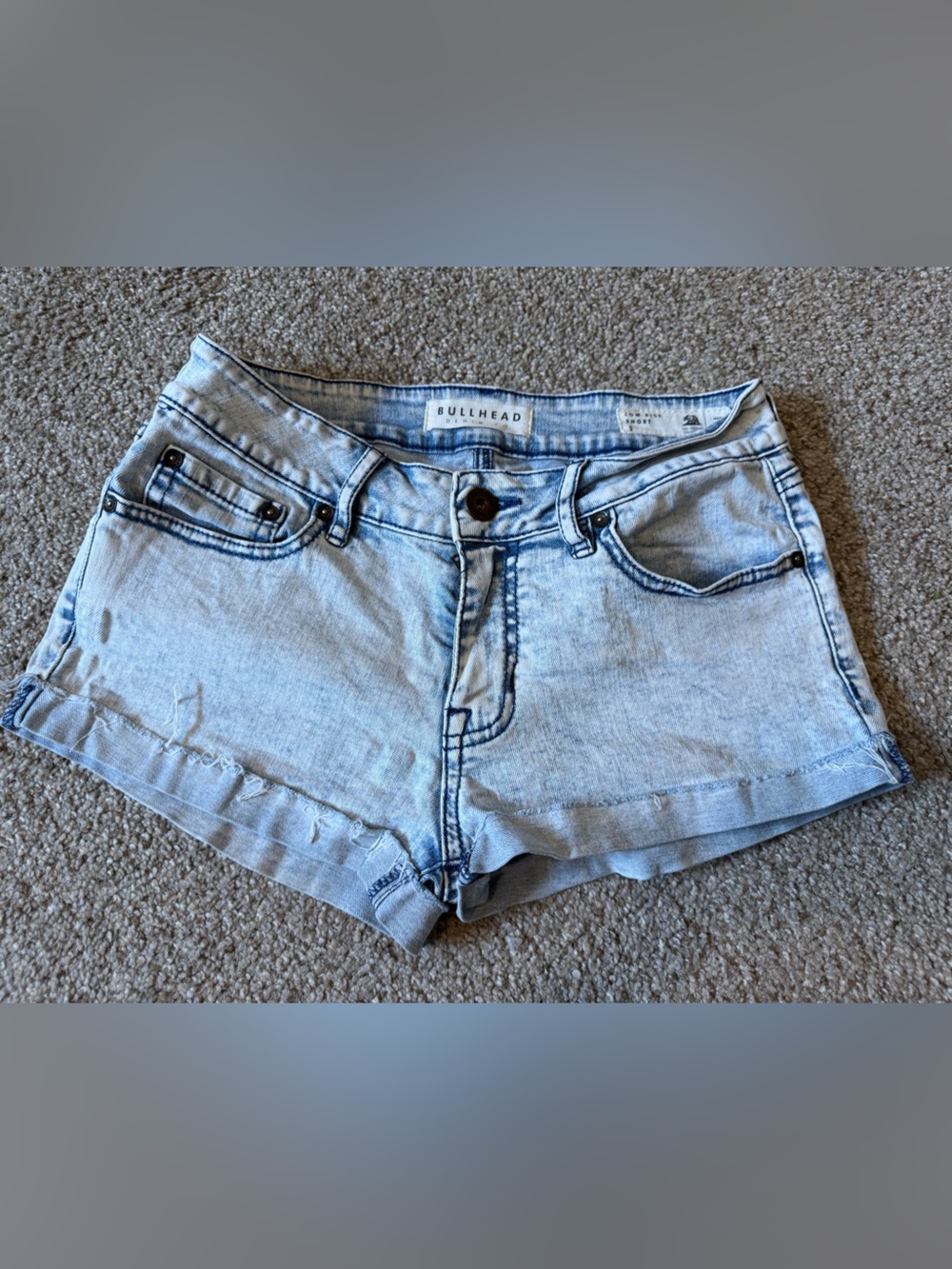 Bullhead Light Wash women’s shorts  - Light Blue Denim size 5